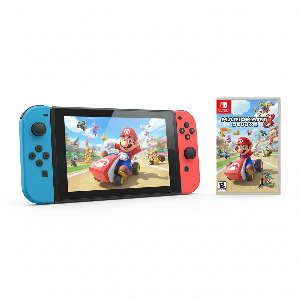 Nintendo Switch + Mario Kart 8 Deluxe